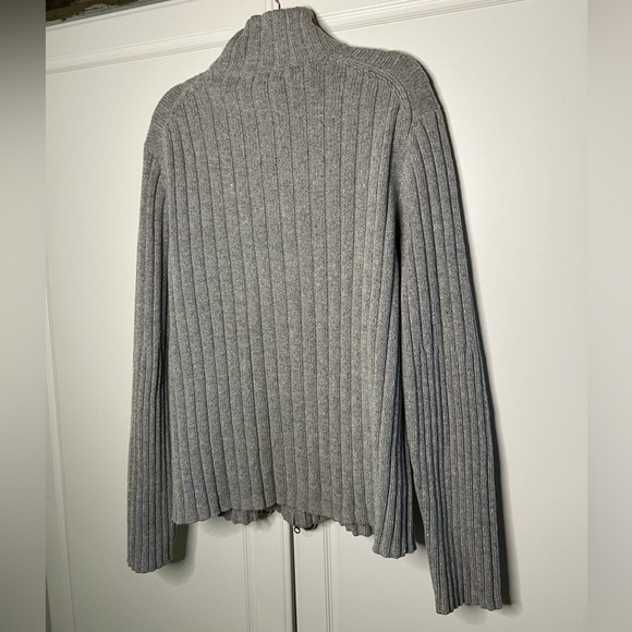 Vintage Banana Republic Lambswool Cashmere Full Zip Sweater - Picture 10 of 11